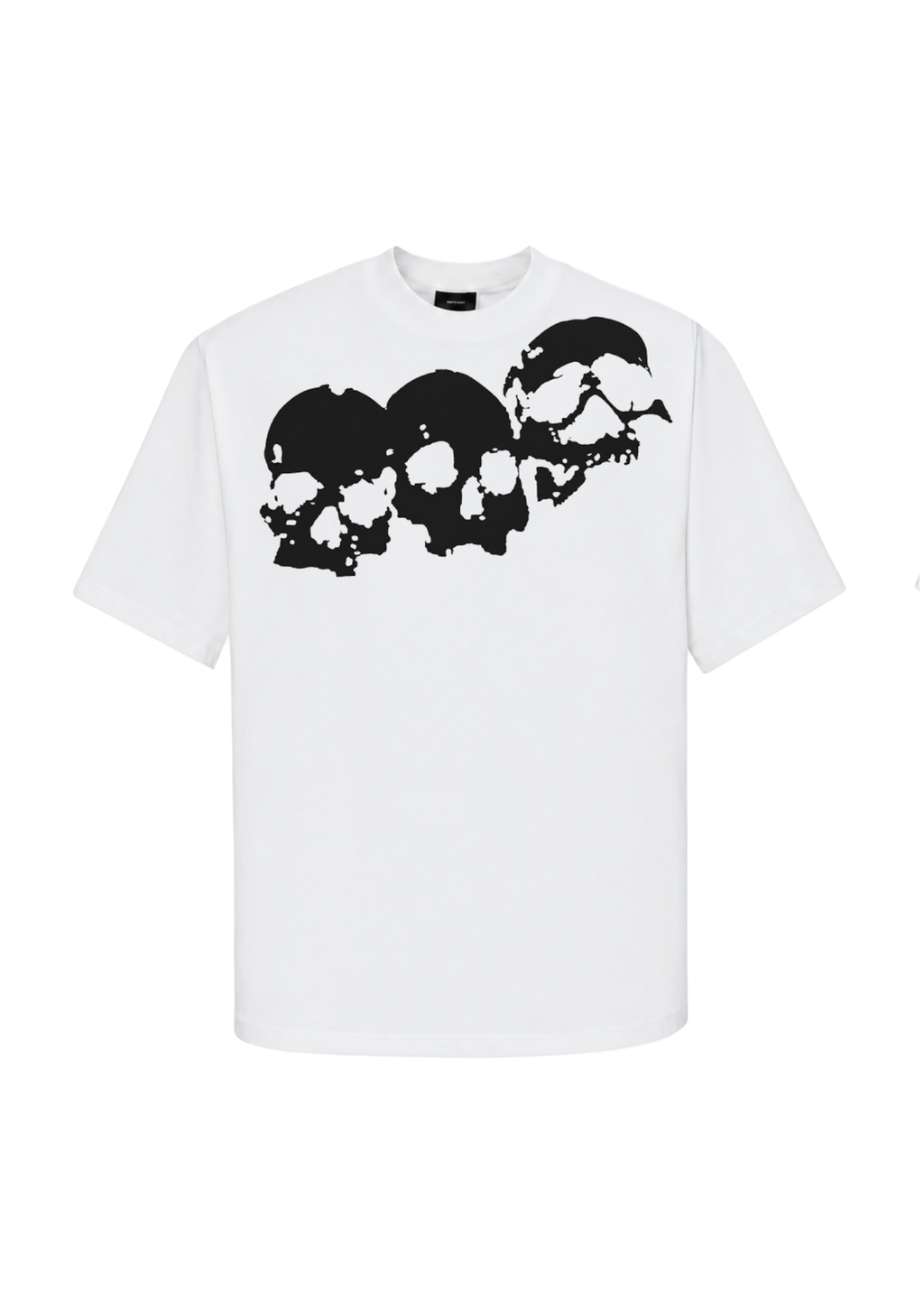 เสื้อยืดลายกระดูก